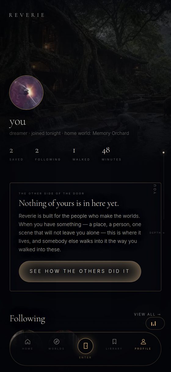 Your profile